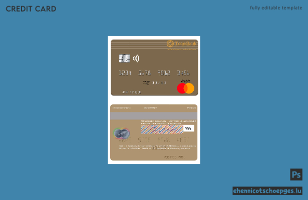 Beispielvorschau der TransBank of Mongolia Mastercard